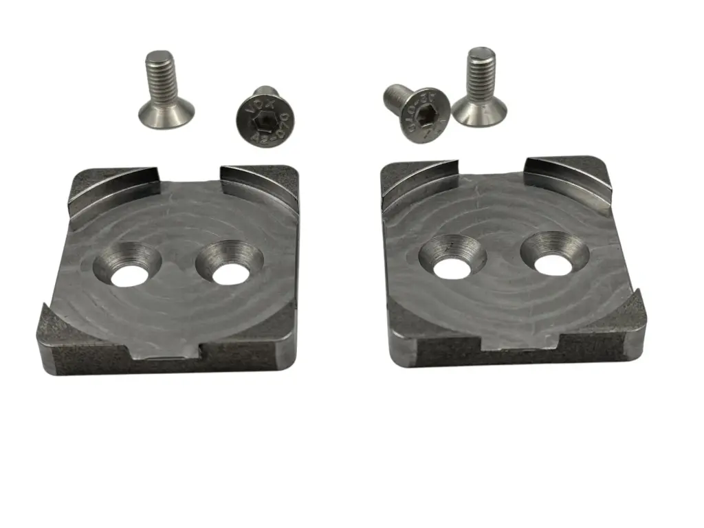 Cales spéciales – Compatibles pédales double aimants Ø35 mm (52 kg)