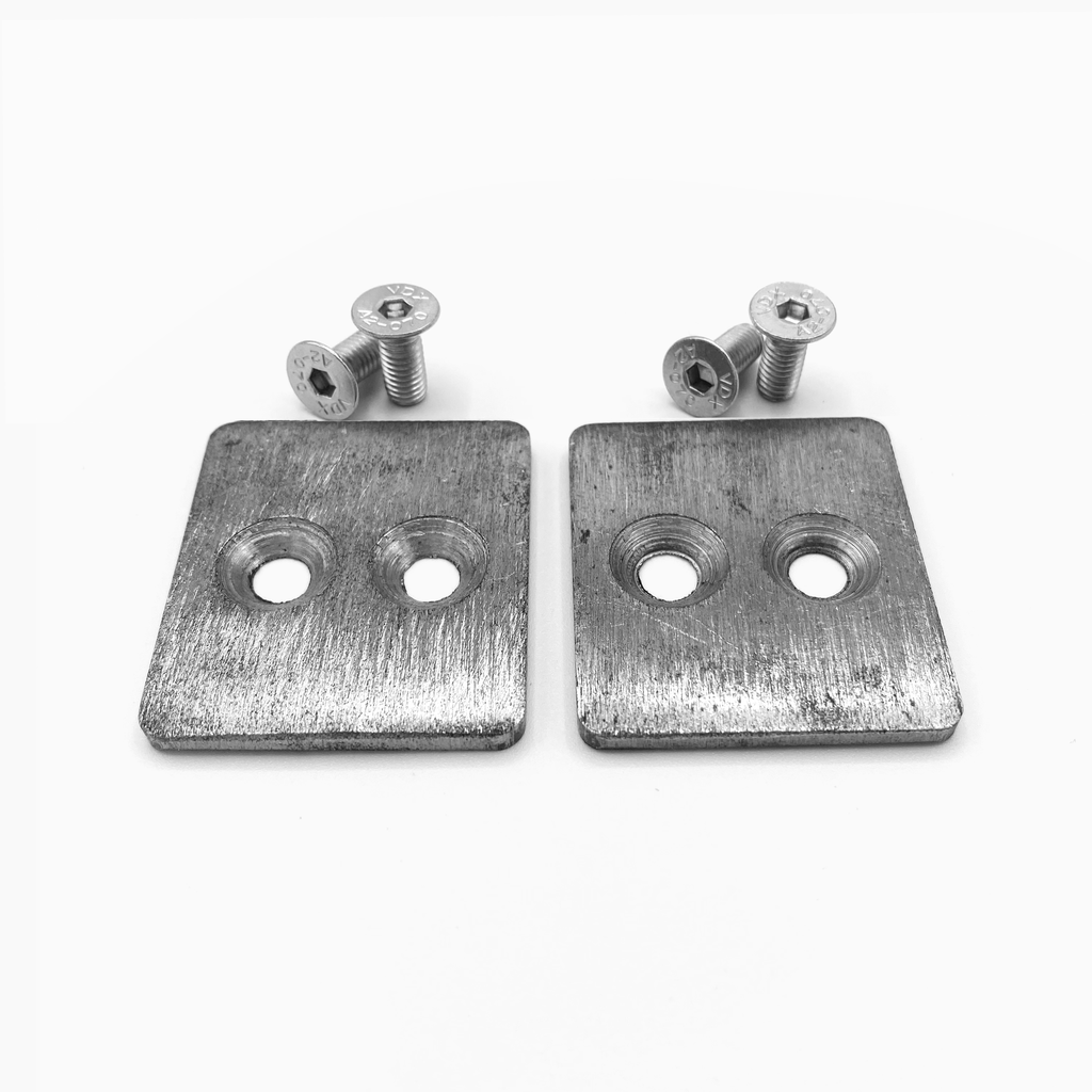 Cales 35x40x3 mm avec vis de fixation