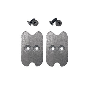 Duo Cales encoche 6mm avec vis de fixation